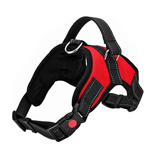 FYY Hundegeschirr, kein Ziehen, atmungsaktiv, verstellbar, Haustiergeschirr, Hundeweste, reflektierend, Oxford, einfache Kontrolle, Hundegeschirr mit stabilem Griff für kleine, mittelgroße und große FYY Hundegeschirr, kein Ziehen, atmungsaktiv, verstellbar, Haustiergeschirr, Hundeweste, reflektierend, Oxford, einfache Kontrolle, Hundegeschirr mit stabilem Griff für kleine, mittelgroße und große von FYY
