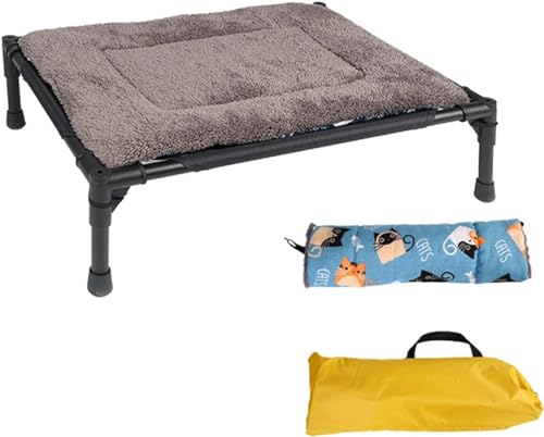 FZKun Erhöhtes Hundebett Mit Kissen - Tragbares Rutschfestes Erhöhtes Hundebett Mit Klappbarer Halterung Für Große Mittlere Und Kleine Hunde Drinnen Und Draußen Beim Camping FZKun Erhöhtes Hundebett Mit Kissen - Tragbares Rutschfestes Erhöhtes Hundebett Mit Klappbarer Halterung Für Große Mittlere Und Kleine Hunde Drinnen Und Draußen Beim Camping von FZKun