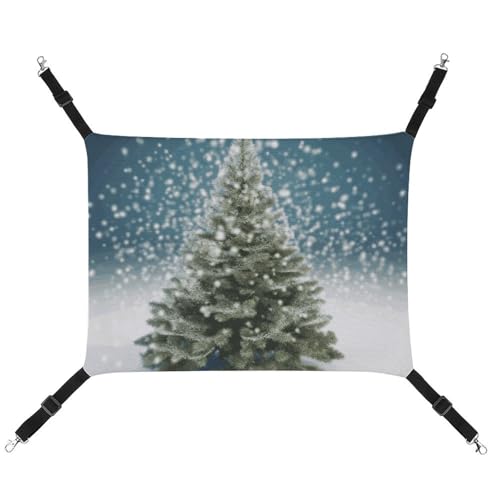 FZMTLDS Merry Christmas Pine Tree Katzenhängematte, atmungsaktiv, Haustierkäfig-Hängematte, wendbares Haustier-Hängebett, weiches Katzenbett für drinnen und draußen, Ruheunterlagen für kleine Tiere FZMTLDS Merry Christmas Pine Tree Katzenhängematte, atmungsaktiv, Haustierkäfig-Hängematte, wendbares Haustier-Hängebett, weiches Katzenbett für drinnen und draußen, Ruheunterlagen für kleine Tiere von FZMTLDS