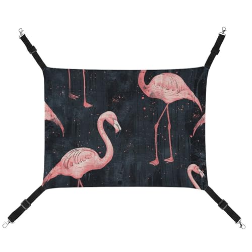 FZMTLDS Pfirsichfarbene Katzenhängematte im Flamingo-Stil, atmungsaktiv, wendbar, Haustier-Hängebett, weiches Katzenbett für drinnen und draußen, Schlafunterlagen für kleine Tiere FZMTLDS Pfirsichfarbene Katzenhängematte im Flamingo-Stil, atmungsaktiv, wendbar, Haustier-Hängebett, weiches Katzenbett für drinnen und draußen, Schlafunterlagen für kleine Tiere von FZMTLDS