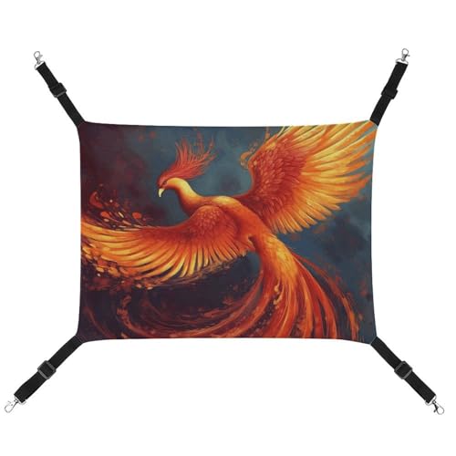 FZMTLDS Phoenix Katzenhängematte, atmungsaktiv, wendbar, wendbar, weiches Katzenbett für drinnen und draußen, Schlafunterlagen für kleine Tiere, Orange / Rot FZMTLDS Phoenix Katzenhängematte, atmungsaktiv, wendbar, wendbar, weiches Katzenbett für drinnen und draußen, Schlafunterlagen für kleine Tiere, Orange / Rot von FZMTLDS