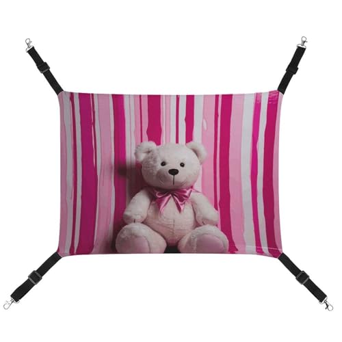FZMTLDS Teddybär-Katzen-Hängematte, atmungsaktiv, wendbar, weiches Katzenbett für drinnen und draußen, Schlafunterlagen für kleine Tiere FZMTLDS Teddybär-Katzen-Hängematte, atmungsaktiv, wendbar, weiches Katzenbett für drinnen und draußen, Schlafunterlagen für kleine Tiere von FZMTLDS