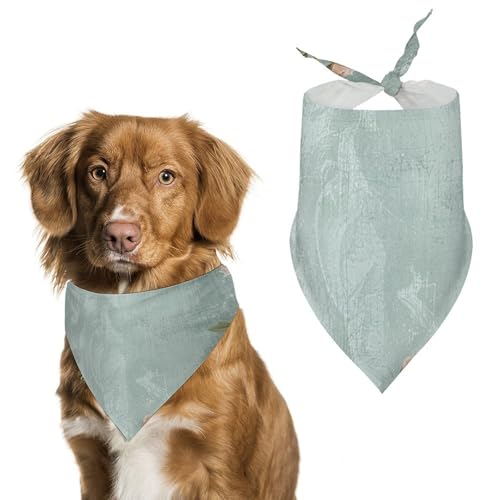 Hundehalstücher mit Vintage-Stil, Blumendruck, Hunde-Lätzchen, waschbar, Polyester, Taschentuch, Dreieckstuch für kleine, mittelgroße und große Hunde Hundehalstücher mit Vintage-Stil, Blumendruck, Hunde-Lätzchen, waschbar, Polyester, Taschentuch, Dreieckstuch für kleine, mittelgroße und große Hunde von FZMVSQH