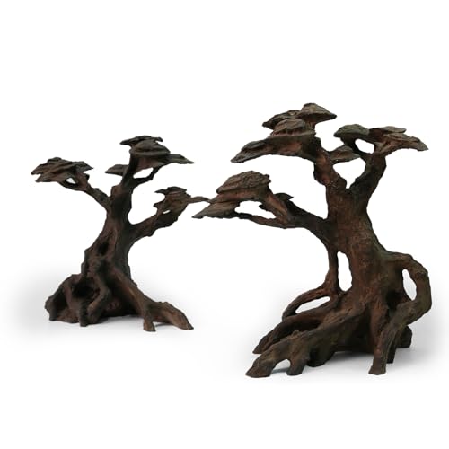FZONE Harz-Treibholz für Aquarium, Kleiner Baum-Ornament für Aquascaping in Süßwasser und Nano-Aquarien FZONE Harz-Treibholz für Aquarium, Kleiner Baum-Ornament für Aquascaping in Süßwasser und Nano-Aquarien von FZONE