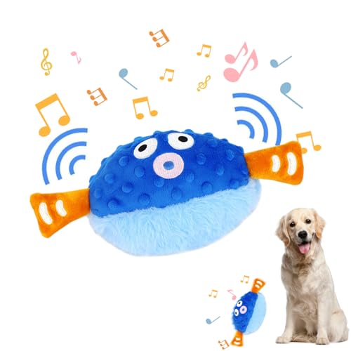 Active Moving Pet Plush Toy,Hundeball Hundespielzeug Futter Ball,Interaktives Hundespielzeug Leckerli Spielzeug Ball,Sprechendes und Wiederholendes Lustiges Stofftier,Hundebälle für Hunde (Kugelfisch) Active Moving Pet Plush Toy,Hundeball Hundespielzeug Futter Ball,Interaktives Hundespielzeug Leckerli Spielzeug Ball,Sprechendes und Wiederholendes Lustiges Stofftier,Hundebälle für Hunde (Kugelfisch) von FZQBEY