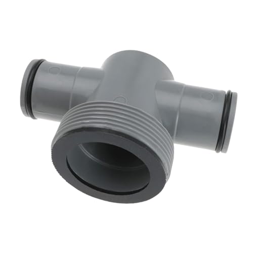 FZQBEY T-Stück Pool Schlauchverbinder 38mm auf 32mm, 3 Wege Poolschlauch Verbinder, Pool Zubehör Poolschlauch Adapter für Intex Bestway Coleman, Anschlussset für Poolschläuche (A) von FZQBEY