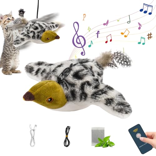 Interaktives Katzenspielzeug Selbstbeschäftigung, Vogel Katzenspielzeug Elektrisch Spielzeug Katzen, Plüsch Vogelspielzeug Intelligenz Katzenspielzeug, Interactive Cat Toy, Flapping Bird Cat Toy (I) Interaktives Katzenspielzeug Selbstbeschäftigung, Vogel Katzenspielzeug Elektrisch Spielzeug Katzen, Plüsch Vogelspielzeug Intelligenz Katzenspielzeug, Interactive Cat Toy, Flapping Bird Cat Toy (I) von FZQBEY