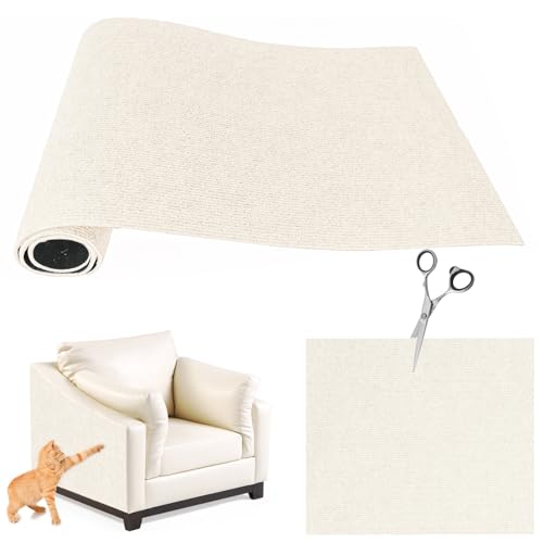 200cmX40cm Selbstklebend Kratzmatte Katze, Kratzschutz Sofa Katze, DIY Kratzbretter Katze kratzwand für Katzen Möbel Kratzteppich Couch-Schutz (Beige, 200 * 40cm) 200cmX40cm Selbstklebend Kratzmatte Katze, Kratzschutz Sofa Katze, DIY Kratzbretter Katze kratzwand für Katzen Möbel Kratzteppich Couch-Schutz (Beige, 200 * 40cm) von FaAmour