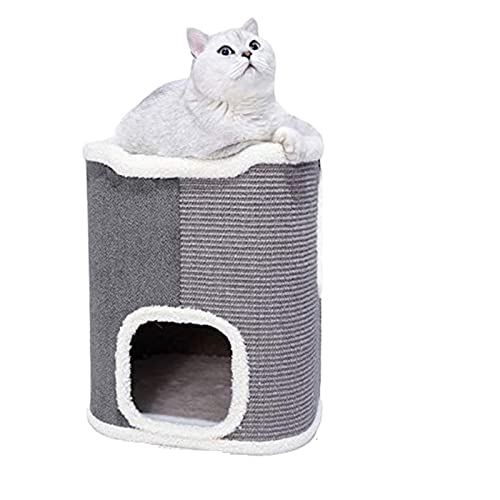 3 Schichten Haustier Katze Kratztonne Haus Zylinder Sisal Katzen Kratzturm Aktivitätszentrum mit Abnehmbarer Matratzenoberseite Plattform 3 Schichten Haustier Katze Kratztonne Haus Zylinder Sisal Katzen Kratzturm Aktivitätszentrum mit Abnehmbarer Matratzenoberseite Plattform von FaLkiN