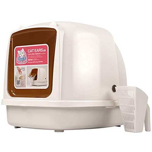 Geräumige, vollständig geschlossene Katzentoilette, Katzentoilette mit hoher Kapazität, Katzenhaus, leicht zu reinigen, Größe: 64 * 47 * 49 cm. Reinigung Geräumige, vollständig geschlossene Katzentoilette, Katzentoilette mit hoher Kapazität, Katzenhaus, leicht zu reinigen, Größe: 64 * 47 * 49 cm. Reinigung von FaLkiN