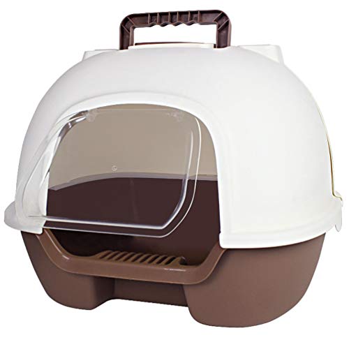 Geräumige Katzentoilette mit Doppeltür, Katzentoilette mit hoher Kapazität, Katzenhaus, bequem und atmungsaktiv, leicht zu reinigen, Größe: 53 * 38 * 43 cm. Reinigung Geräumige Katzentoilette mit Doppeltür, Katzentoilette mit hoher Kapazität, Katzenhaus, bequem und atmungsaktiv, leicht zu reinigen, Größe: 53 * 38 * 43 cm. Reinigung von FaLkiN
