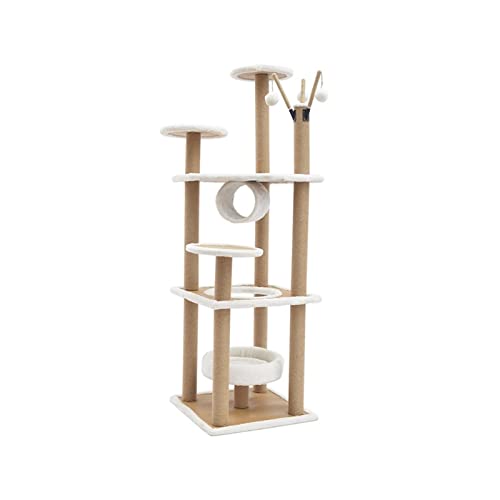 Haustier Katze Turm Eigentumswohnung Mehrschichtiges Holzhaus Großes Katzenbett Nest Sisal Kratzbäume Für Katzen Kätzchen Spielzeug Haustier Katze Turm Eigentumswohnung Mehrschichtiges Holzhaus Großes Katzenbett Nest Sisal Kratzbäume Für Katzen Kätzchen Spielzeug von FaLkiN