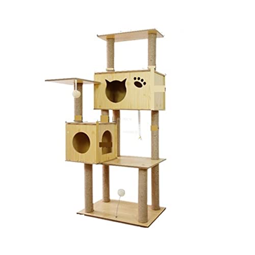 Holz Katzenkratzer Vier Jahreszeiten Universelles Katzenzubehör Einfache Katzenvilla Zuhause Katzenspielzeug Katzenstreu All-in-one Holz Katzenkratzer Vier Jahreszeiten Universelles Katzenzubehör Einfache Katzenvilla Zuhause Katzenspielzeug Katzenstreu All-in-one von FaLkiN