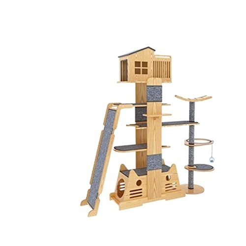 Holz großes Katzen-Klettergerüst, Katzenkratzbrett, Raumkapsel, Katzen-Sprungplattform, Katzen-Krabbelmöbel Holz großes Katzen-Klettergerüst, Katzenkratzbrett, Raumkapsel, Katzen-Sprungplattform, Katzen-Krabbelmöbel von FaLkiN