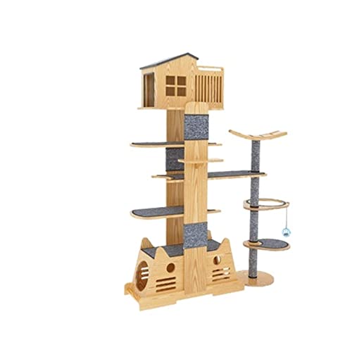 Holz großes Katzen-Klettergerüst, Katzenkratzbrett, Raumkapsel, Katzen-Sprungplattform, Katzen-Krabbelmöbel Holz großes Katzen-Klettergerüst, Katzenkratzbrett, Raumkapsel, Katzen-Sprungplattform, Katzen-Krabbelmöbel von FaLkiN