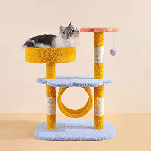 Katzen für Erwachsene, großer großer Katzenturm mit Kratzbaum, Stabiler Katzen-Kletterturm, Katzenaktivitätsbaum mit 2 Sisalpfosten Katzen für Erwachsene, großer großer Katzenturm mit Kratzbaum, Stabiler Katzen-Kletterturm, Katzenaktivitätsbaum mit 2 Sisalpfosten von FaLkiN