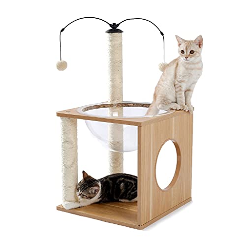 Katzenbaum, Raumkapsel, eleganter Kleiner Katzenbaum mit schwimmenden Nest-Hängekugeln Katzenbaum, Raumkapsel, eleganter Kleiner Katzenbaum mit schwimmenden Nest-Hängekugeln von FaLkiN