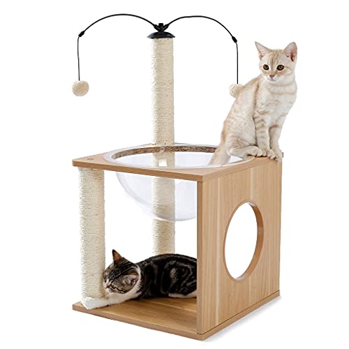 Katzenbaum, Raumkapsel, eleganter Kleiner Katzenbaum mit schwimmenden Nest-Hängekugeln Katzenbaum, Raumkapsel, eleganter Kleiner Katzenbaum mit schwimmenden Nest-Hängekugeln von FaLkiN