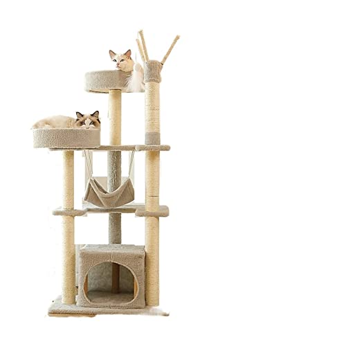 Katzenkratzer, Jahreszeiten, universelles Katzenspielzeug, einfaches Katzen-Klettergerüst aus Holz, Katzenstreu für Zuhause, Katzenkratzzubehör für Katzen von FaLkiN