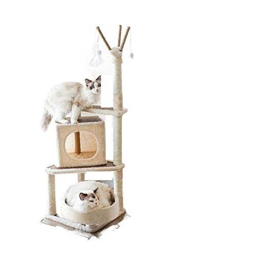 Katzenkratzer, Jahreszeiten, universelles Katzenspielzeug, einfaches Katzen-Klettergerüst aus Holz, Katzenstreu für Zuhause, Katzenkratzzubehör für Katzen Katzenkratzer, Jahreszeiten, universelles Katzenspielzeug, einfaches Katzen-Klettergerüst aus Holz, Katzenstreu für Zuhause, Katzenkratzzubehör für Katzen von FaLkiN