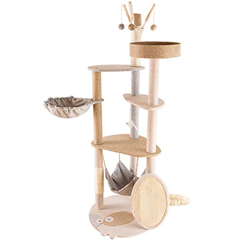 Katzenturm, großes Kitty-Kletterspielhaus, Möbelset zum Ausruhen und Spielen, Spielmöbel für das Haustier-Aktivitätszentrum Katzenturm, großes Kitty-Kletterspielhaus, Möbelset zum Ausruhen und Spielen, Spielmöbel für das Haustier-Aktivitätszentrum von FaLkiN