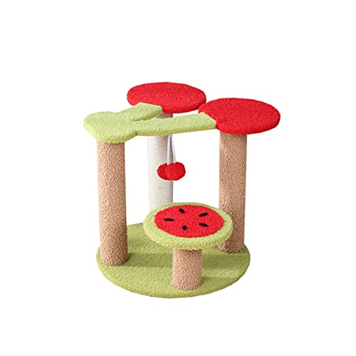 Kratzbaum Kirsche, Katzenklettergerüst, dreistufiges Katzenstreu, EIN Katzengestell, Katzenspielzeug, Katzenkratzbaum, Heimtierbedarf, Katzenturm Kratzbaum Kirsche, Katzenklettergerüst, dreistufiges Katzenstreu, EIN Katzengestell, Katzenspielzeug, Katzenkratzbaum, Heimtierbedarf, Katzenturm von FaLkiN