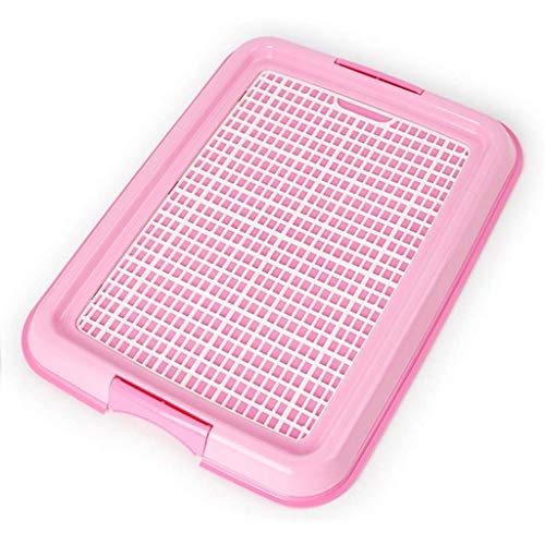 Langlebige Katzentoilette, Haustier-Katzentoilette, Hunde-Mesh-Toilette, Pinkel-Pad, Training, saubere Toilette (Farbe: Blau) (Rosa) von FaLkiN