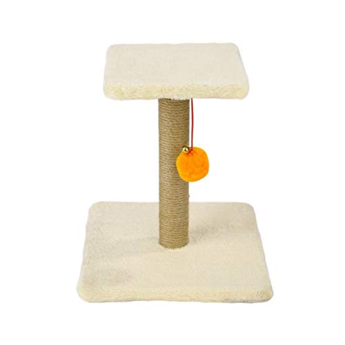 M30-1 Haustier-Katzenbaum, Klettergerüst, Spielzeug mit Kugelform, Glockenspielzeug, Katzenkratzbäume, Katzenkratzbrett, Springtrainingsspielzeug (Farbe: B) (A) von FaLkiN