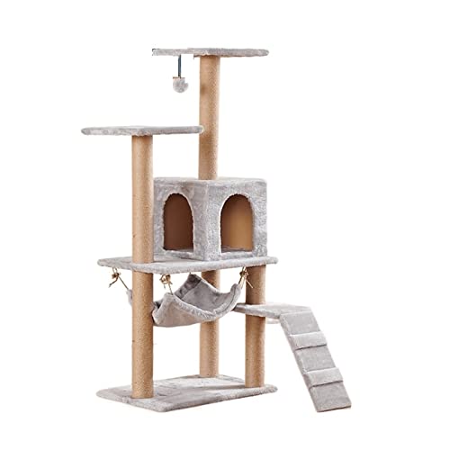 Mehrschichtiges Katzen-Klettergerüst, Holzturm, Sisal-Kratzbaum für Haustierkatzen, Luxus-Katzenwohnung, Wohnmöbel, Katzenspielzeug Mehrschichtiges Katzen-Klettergerüst, Holzturm, Sisal-Kratzbaum für Haustierkatzen, Luxus-Katzenwohnung, Wohnmöbel, Katzenspielzeug von FaLkiN