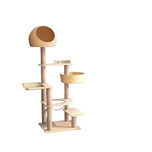 Moderne Holz Katze Klettergerüst Für Haustier Liefert Katze Scratcher Haustier Möbel Raum Kapsel Kreative Licht Luxus Katze Halter von FaLkiN