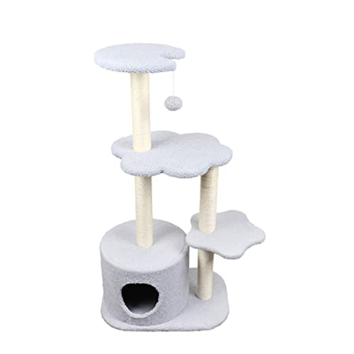 Moderne Stoff Katze Klettergerüst Für Haustier Möbel Katze Scratcher Villa Haustier Liefert Haushalt Licht Luxus Design Katze Pfote Spalte von FaLkiN