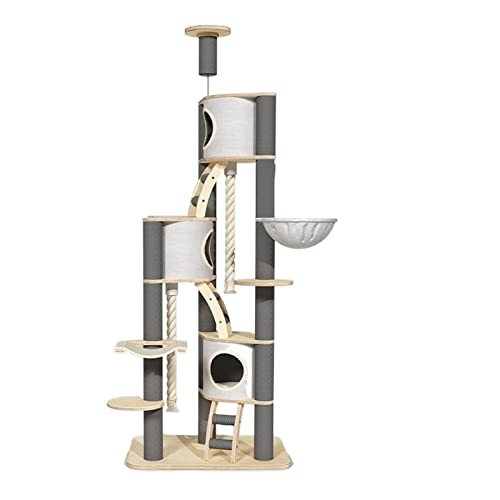 Multifunktions-Klettergerüst für Katzen aus Holz, Katzenstreu, stabile, Kratzfeste Katzensprungplattform Multifunktions-Klettergerüst für Katzen aus Holz, Katzenstreu, stabile, Kratzfeste Katzensprungplattform von FaLkiN