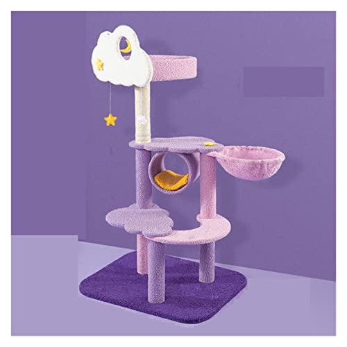 Pet Tower Condo Luxus Katzenhaus Mehrstufiger Katzenkratzbaum für Katzen Klettergerüst Springspielzeug Geräumige Sitzstange Pet Tower Condo Luxus Katzenhaus Mehrstufiger Katzenkratzbaum für Katzen Klettergerüst Springspielzeug Geräumige Sitzstange von FaLkiN
