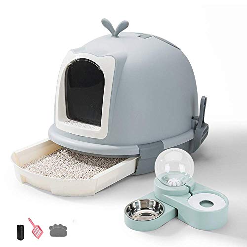 Robuste Katzentoilette, Haustiertoilette, Katzentoilette, Toilettenbox, groß, mit Streuschaufel, einfache Montage, passend für die meisten Katzentoiletten, hohe Kapazität, geruchsfrei (Stil 8, gr Robuste Katzentoilette, Haustiertoilette, Katzentoilette, Toilettenbox, groß, mit Streuschaufel, einfache Montage, passend für die meisten Katzentoiletten, hohe Kapazität, geruchsfrei (Stil 8, gr von FaLkiN