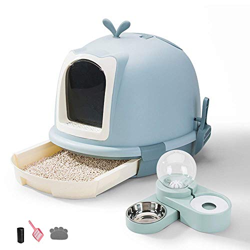 Robuste Katzentoilette, Haustiertoilette, Katzentoilette, Toilettenbox, groß, mit Streuschaufel, einfache Montage, passend für die meisten Katzentoiletten, hohe Kapazität, geruchsfrei (Stil 9, gr Robuste Katzentoilette, Haustiertoilette, Katzentoilette, Toilettenbox, groß, mit Streuschaufel, einfache Montage, passend für die meisten Katzentoiletten, hohe Kapazität, geruchsfrei (Stil 9, gr von FaLkiN