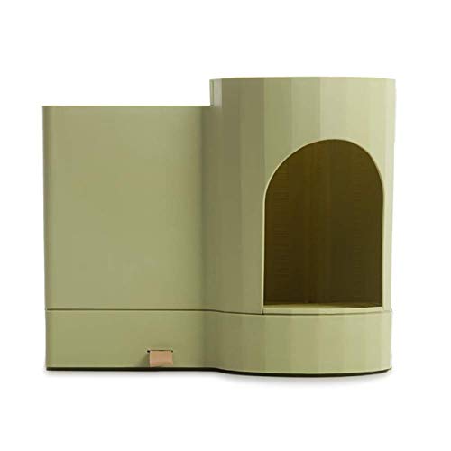Vollständig geschlossene Schubladen-Katzentoilette, Katzentoilette mit Sensorlicht, spritzwassergeschützte Katzentoilette, mit kostenloser Katzenstreuschaufel, passend für die meisten Katzentoile Vollständig geschlossene Schubladen-Katzentoilette, Katzentoilette mit Sensorlicht, spritzwassergeschützte Katzentoilette, mit kostenloser Katzenstreuschaufel, passend für die meisten Katzentoile von FaLkiN