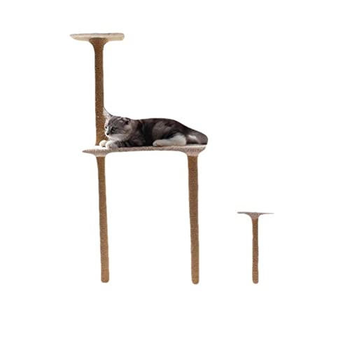 Vom Boden bis zur Decke reichender Innenbereich, Katzenwohnung mit Kratzbrett, groß mit Plüschsitzstange, Ständer mit hängendem Ball, Katzenkletterturm. Vom Boden bis zur Decke reichender Innenbereich, Katzenwohnung mit Kratzbrett, groß mit Plüschsitzstange, Ständer mit hängendem Ball, Katzenkletterturm. von FaLkiN