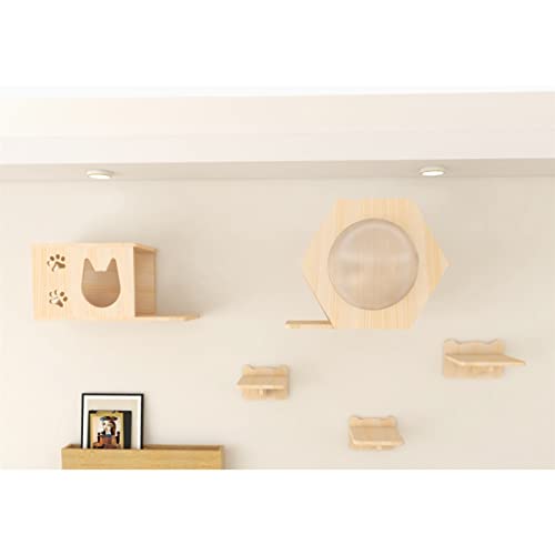 Wandmöbel für Katzen – Ruhe- und Spielmöbel-Set, Wandmontage, Regal, Spielmöbel für das Haustier-Aktivitätscenter Wandmöbel für Katzen – Ruhe- und Spielmöbel-Set, Wandmontage, Regal, Spielmöbel für das Haustier-Aktivitätscenter von FaLkiN