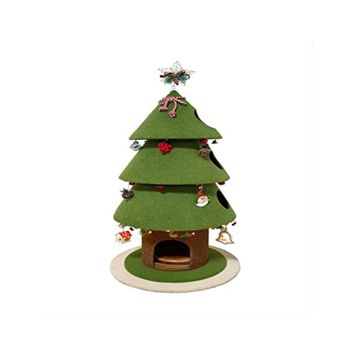 Weihnachten Baum Katze Klettergerüst Katze Schleifen Klaue Spielzeug Mit Katzenstreu Klettern Spalte Katze Kratzen Bord Klettern Liefert von FaLkiN
