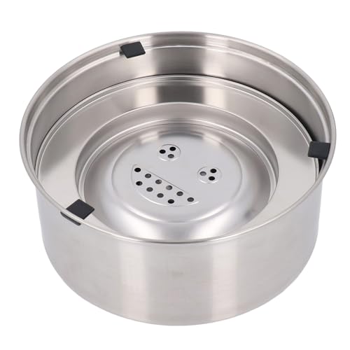 3L-Hundewassernapf ohne Verschütten, 101oz Edelstahl-Hundenapf, Anti-Spritz-Spender ohne Schmutz Tropffreier, Langsam Trinkender Wassernapf für Unordentliche Trinker von Fabater