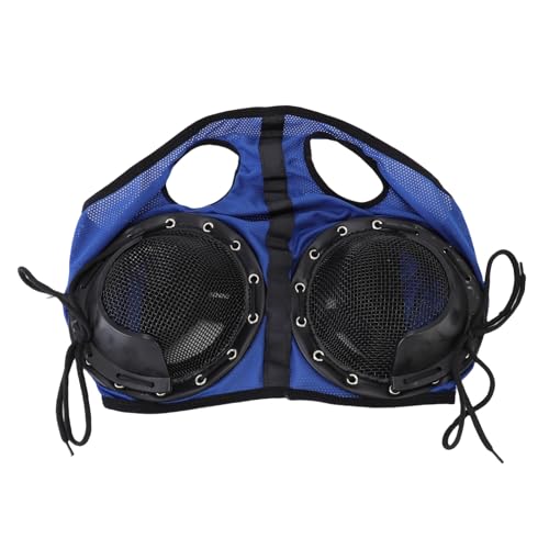 Fabater Horse Racing Goggles, Pferdeauge Schützen Kapuze, Leichte und Atmungsaktive Netzpferde Maske, Abnehmbare Pferdeblinder für Renntraining Weiter Beruhigen von Fabater