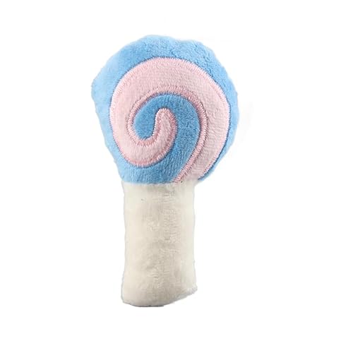 Fabater Lollipop Haustier-plüschspielegug, Lustige Hunde-kauspielegug, Lindert Langeweile, Bissfest, Interaktiv, Umweltfreundlich, Zähneknirschen für Hunde für (Blue) von Fabater