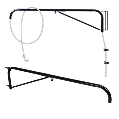 Fabater Swinging Arm Horse Wash-Ansatz, Wandmontierter Stallbrausen-Schlaucharm für Standard-Gartenschläuche, Anti-Verwicklung Beim Waschen Ihres Pferdes, Schlauch Nicht Enthalten von Fabater
