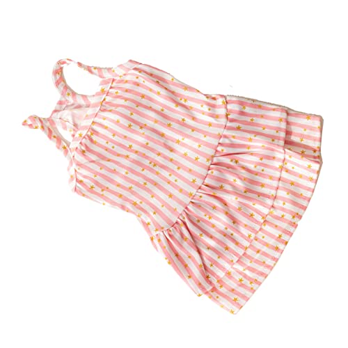 Hunde-Slip-Kleid, Ausreichende Elastizität, Weiche und Bequeme Polyester-Hundekleidung für Partys (Streifenmuster XL) von Fabater