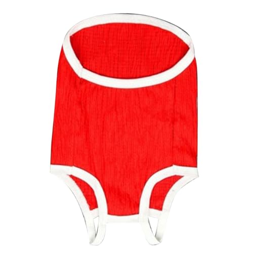 Hunde-T-Shirt, Baumwolle, Weich, Niedliches Muster, Langlebiges Hundewesten-Shirt für den Sommer (XL) von Fabater