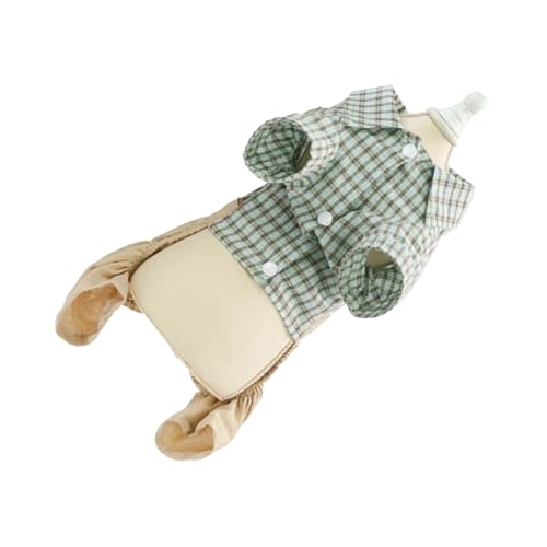 Hundeshirt, Hundekleidung, Lässig, Grün, Weich, Stilvoll, für den Innenbereich Im und Winter (L) von Fabater