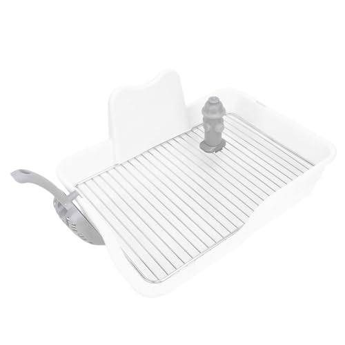 Hundetoilette, 19.29 X 133,19in Mesh Hundetöpfchenschale, Leicht zu Reinigendem Pee -Pad -Halter, Innenpuppen -Toilette für Kleine Mittelgroße Hunde, Edelstahlnetz, die Pfoten Hundetoilette, 19.29 X 133,19in Mesh Hundetöpfchenschale, Leicht zu Reinigendem Pee -Pad -Halter, Innenpuppen -Toilette für Kleine Mittelgroße Hunde, Edelstahlnetz, die Pfoten von Fabater