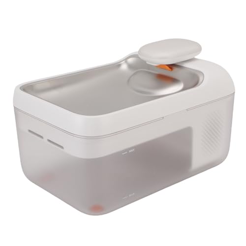 Katzenwasserbrunnen, 4,5 L Edelstahl Haustierbrunnenhundwasserspender, Automatische Katzenwasserfuttermittel mit Vorfilterponschen für Katzen, Hunde, Mehrere Haustiere Katzenwasserbrunnen, 4,5 L Edelstahl Haustierbrunnenhundwasserspender, Automatische Katzenwasserfuttermittel mit Vorfilterponschen für Katzen, Hunde, Mehrere Haustiere von Fabater