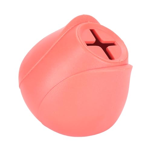 Leckerer Hundefutterball, Flexibler TPR-Kauball für Haustiere für Indoor-Camping (PINK) von Fabater