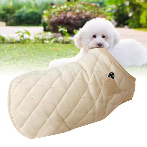 Warme Hundeweste, Warmer Hundemantel, Dick, Hautfreundlich, Weich, Leicht zu Tragen, Polyester für Kaltes Wetter (M) von Fabater